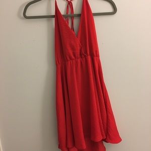 Red Wrap Dress